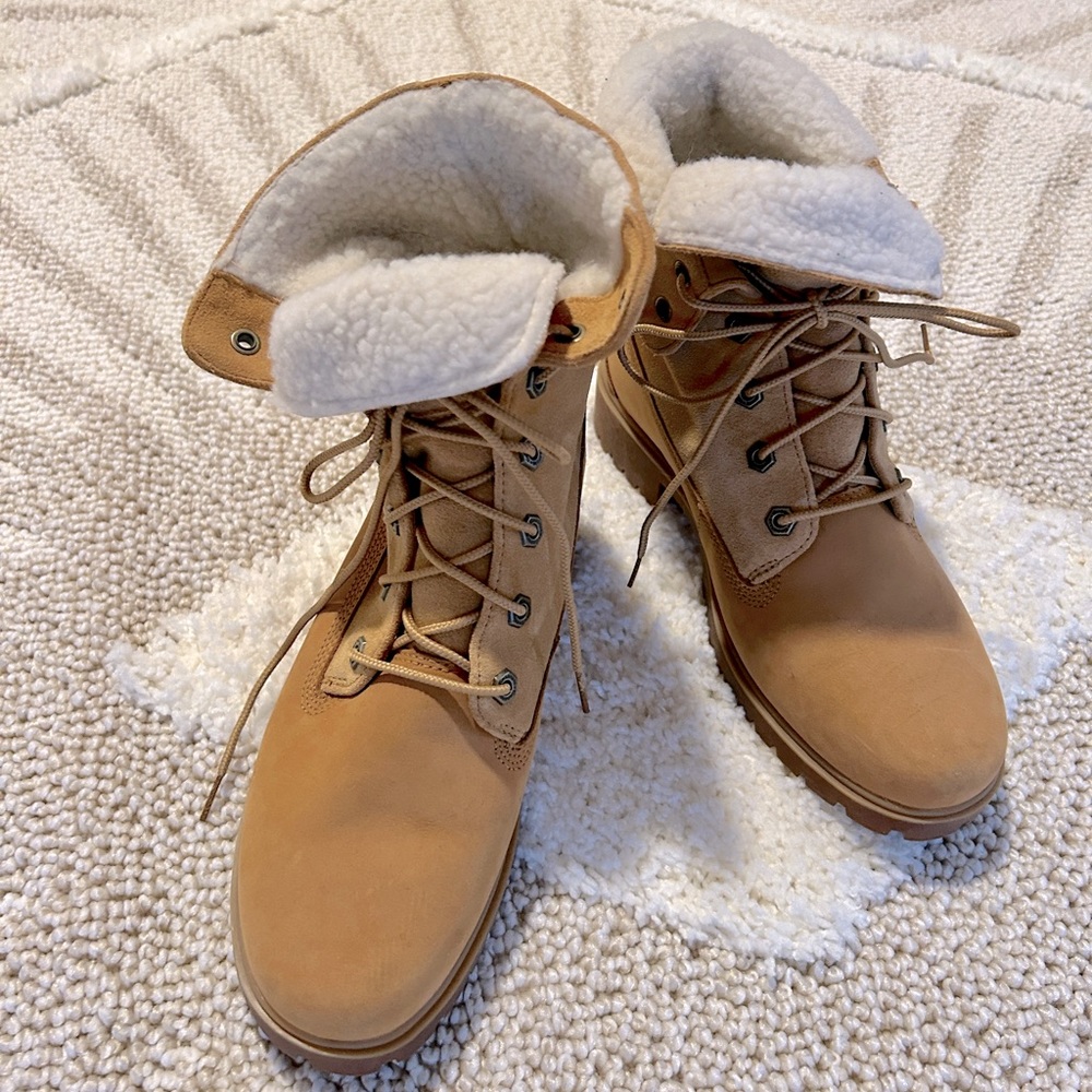 Timberland waterproof fold-down boots
